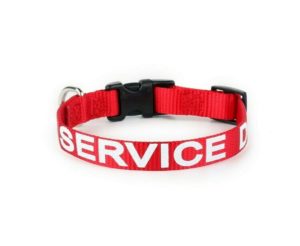 Nylon Reflective Service Dog Collar